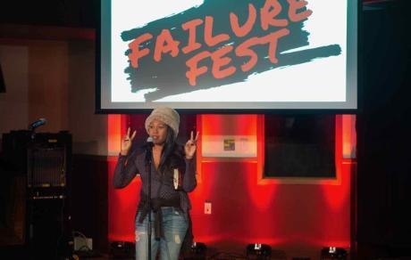 Tonya Wright performing at Failure Fest